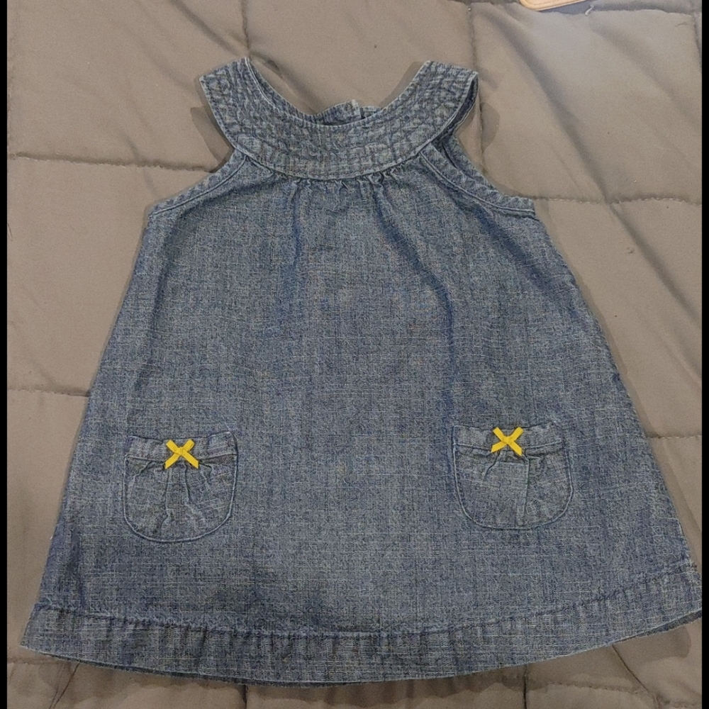 Carter's denim dress, 6m